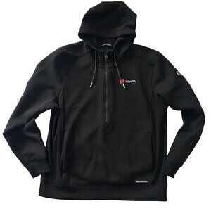 Cutter & Buck Toyota Logo Hoodie Men's Large Black Quarter Zip Pullover